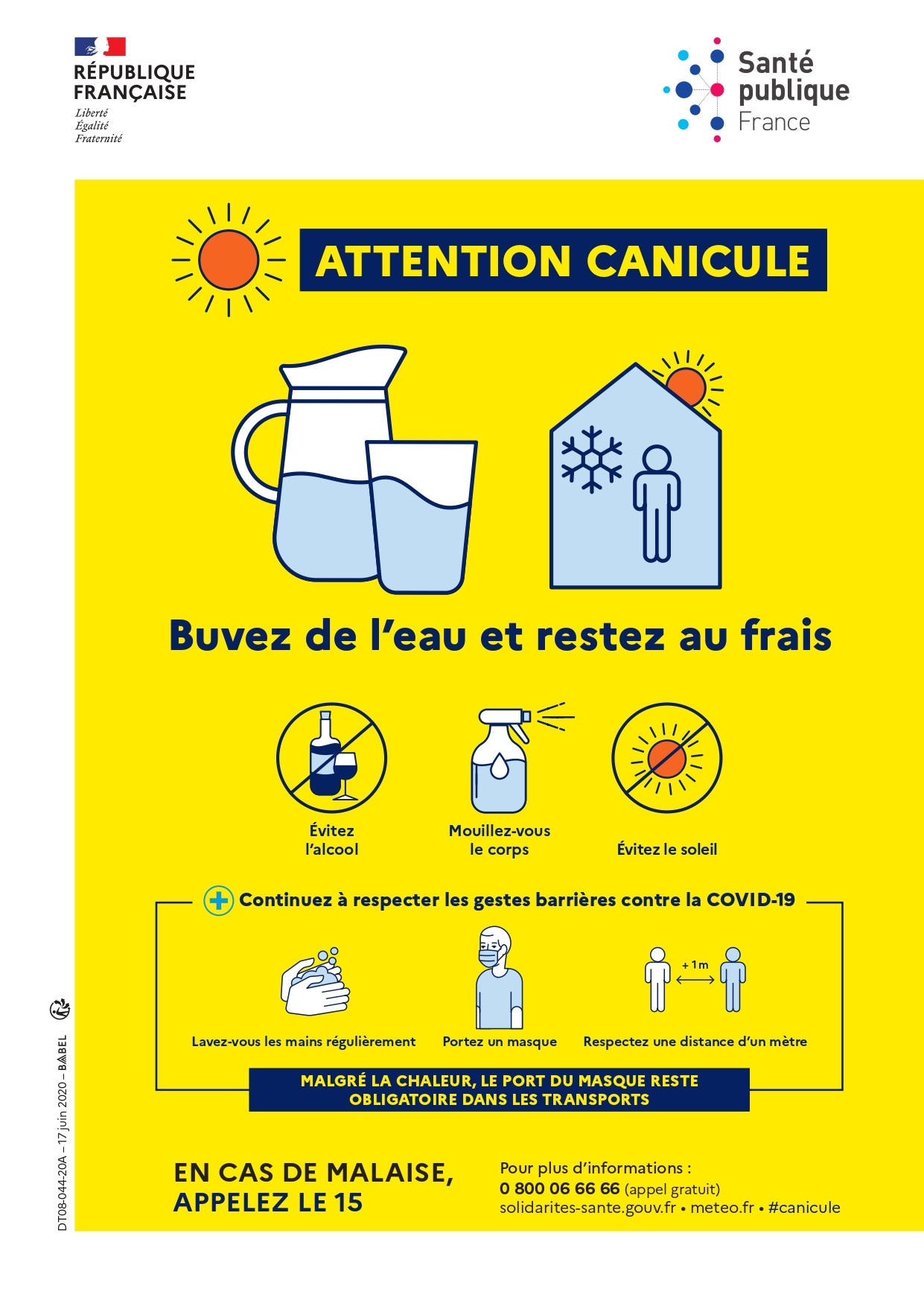 Affiche canicule