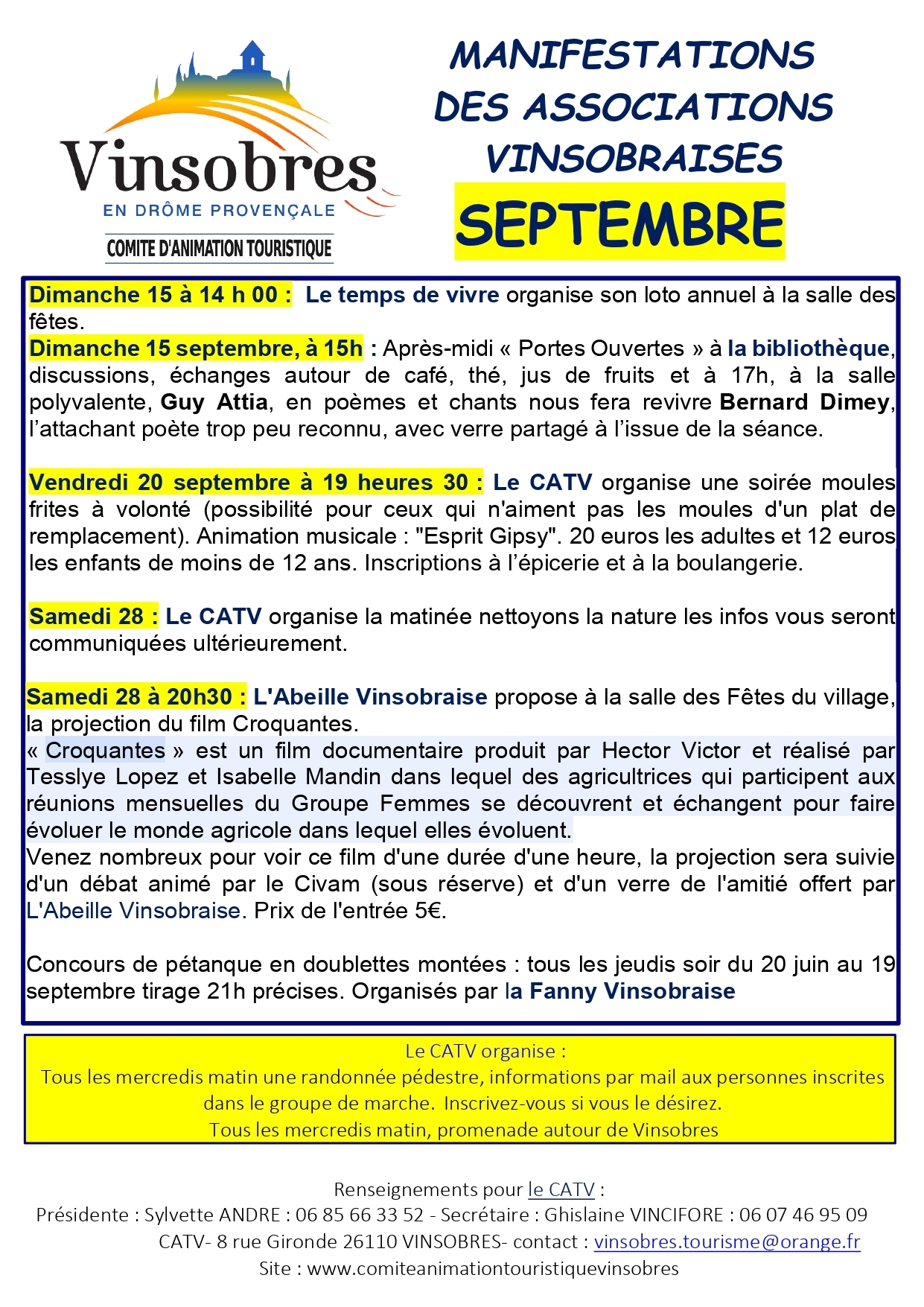 CATV septembre 2024