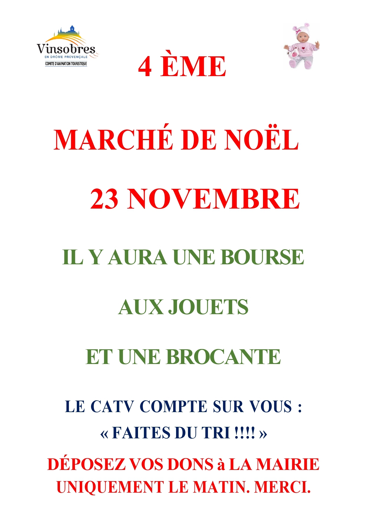 Marché de Noël CATV 2024